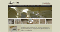 Desktop Screenshot of heritageplaster.com